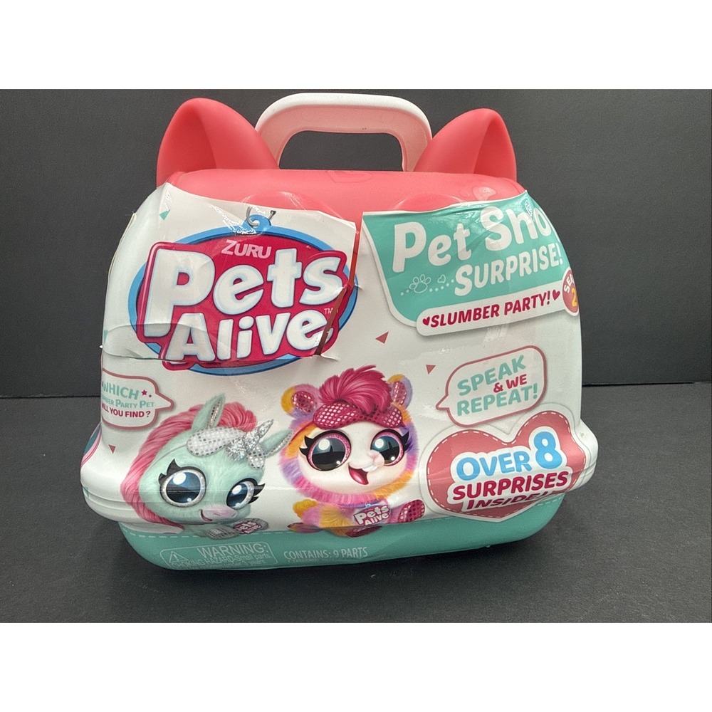 ZURU Pets Alive Pet Shop Surprise Slumber Party‎ Series 2 NEW